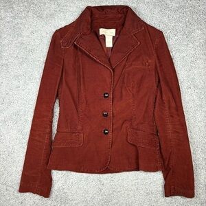 London Jean Jacket Womens 4 Corduroy Outerwear Party Office Library Layers BOHO
